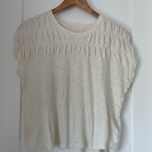 PILCRO Oversized White Short Sleeve T-shirt size XXS
